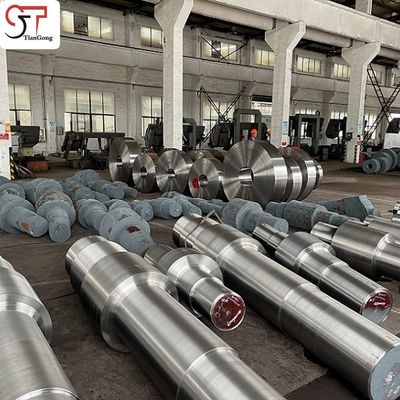 Hydropower Spindle Forged Shaft 42CrMo4 18CrNiMo7-6 Turbine Main Shafts