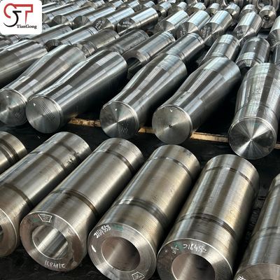42CrMo Forged Steel Hollow Cylinder 100kg To 7000kg Open Die Forging