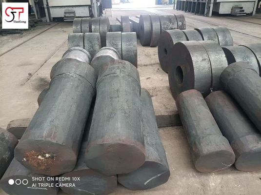 Large Diameter Heavy Steel Forgings Rough Machined Die Forging Rolling Mill Components