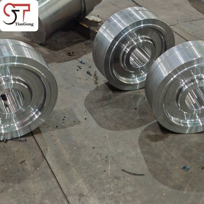 Heavy Duty Crane Wheel For Gantry Crane Bogie Travelling System Components