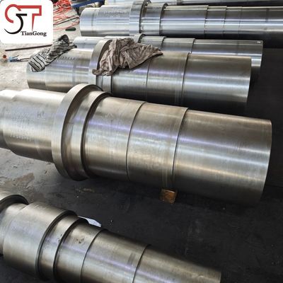 Forged Steel Shaft for Heavy Duty Gearbox Transmission Components in Industrial Machinery