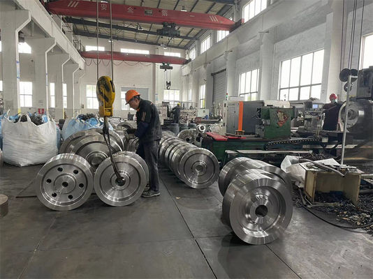 ISO9001 42CrMo4 Open Die Forming Steel Shafts Gear Wheels Wind Power Systems
