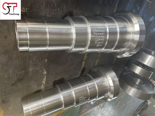 17NiCrMo6-4 Forged Shaft High Hardness Alloy Gear Shaft For Hydraulic Systems