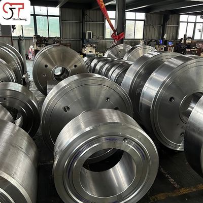 Carbon Steel Forging Mild Steel Round Forged Gears Forged Discs Cylindrical Parts