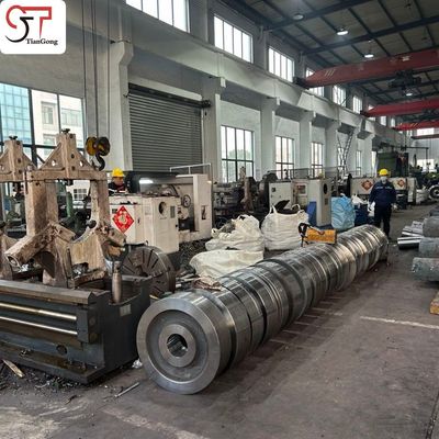 ISO Forgings Crane Rail Wheels Heavy Duty Crane Wheel Open Die Press Forging