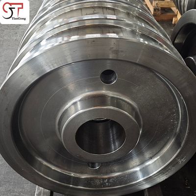 High Strength Forged Crane Wheel Forged Wheel Blanks 4140 4130
