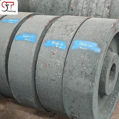 C45 35CrMo Crane Wheel  17NiCrMo6-4 Forged Steel Wheels For Quay Crane