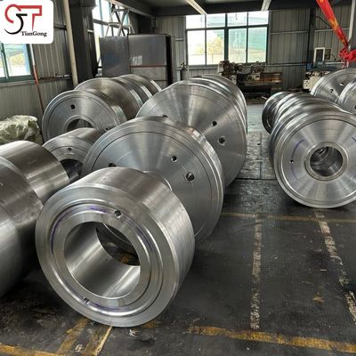 0.1ton To 7ton Forged Cylinder Steel Hollow Cylinder Open Die Forging Heat Treatment