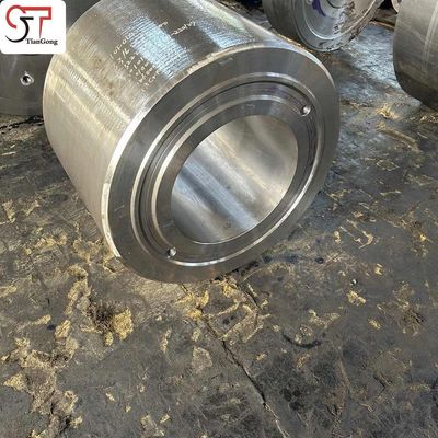 0.1ton To 7ton Forged Cylinder Steel Hollow Cylinder Open Die Forging Heat Treatment