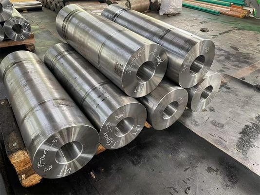 Rough Surface Open Die Forging 42CrMo 35CrMo Shaft Sleeve Forgings