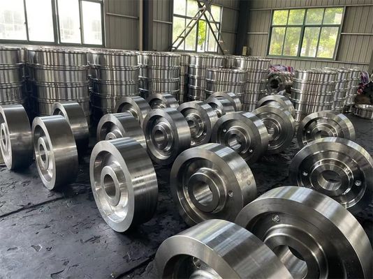 42CrMo Port Machine Die Forging Open Die Forged Precision Forged Wheels ZPMC 35#