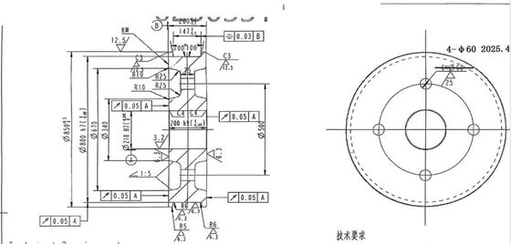 Customized Forged Crane Pulley Wheel For Quay Bridge Container Cranes