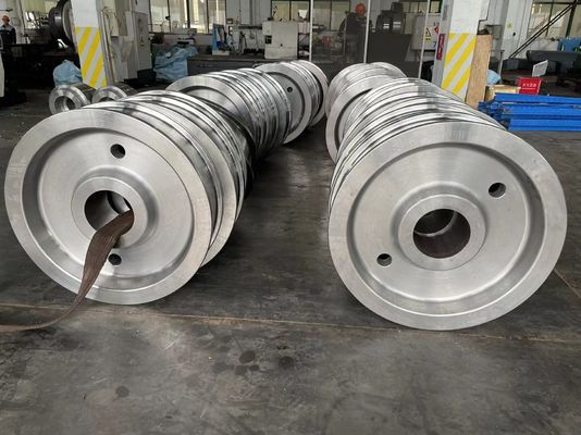 500mm - 1100mm Diameter Crane Wheels 42CrMo Open Die Forging