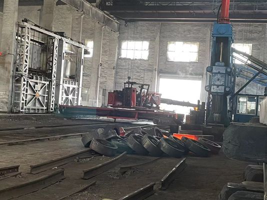 Customized Forged Crane Pulley Wheel For Quay Bridge Container Cranes