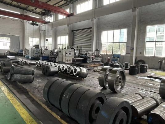 Customized Forged Crane Pulley Wheel For Quay Bridge Container Cranes
