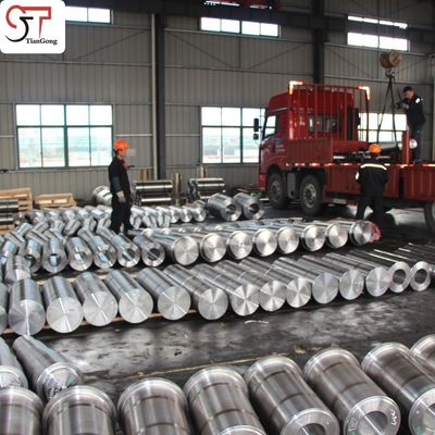 Continuous Casting Free Forged 20CrMnTi Roller Shaft Steel Mill Equipment Used