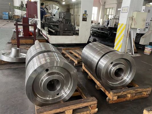 Heat Treated Free Forged 0.1T Crane Wheel Hub For Heavy Duty Industrial