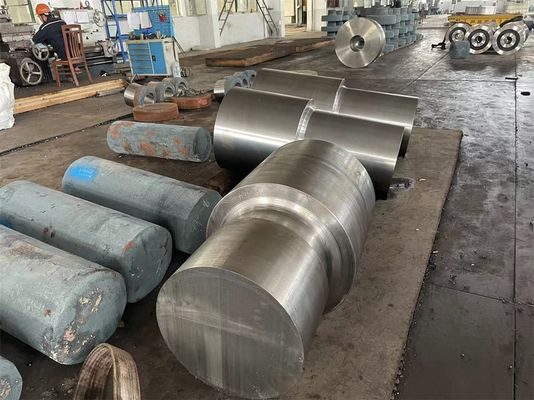 ISO9001 Wind Turbine Main 42CrMo4  18CrNiMo7-6  Shaft Open Die Forging