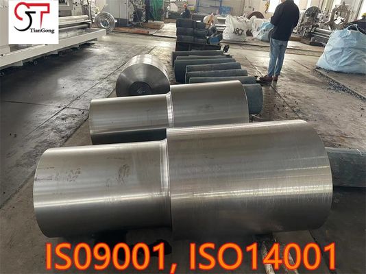 Custom Machined Heavy Forgings Carbon Steel Forging  For Industrial Gearboxes Shaft