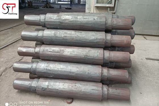 Custom Machined Heavy Forgings Carbon Steel Forging  For Industrial Gearboxes Shaft