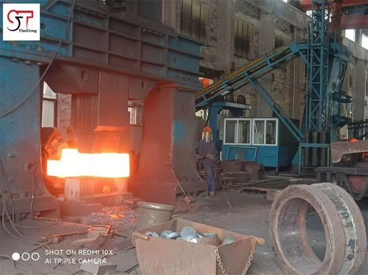 Large Diameter Heavy Steel Forgings Rough Machined Die Forging Rolling Mill Components