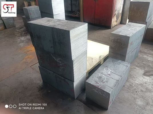Custom Size Smooth Forged Steel Block Mechanical Press Frames Heavy Steel Block