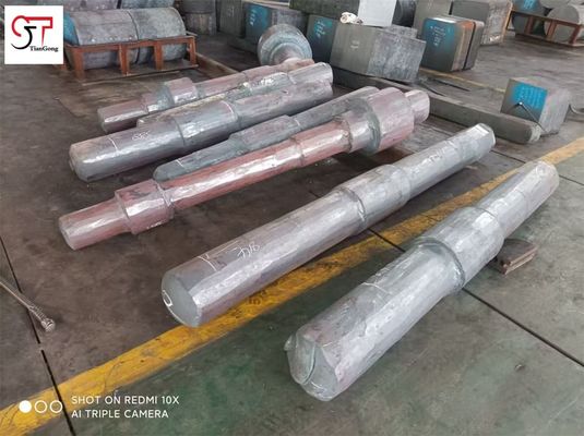 Large Diameter Heavy Steel Forgings Rough Machined Die Forging Rolling Mill Components