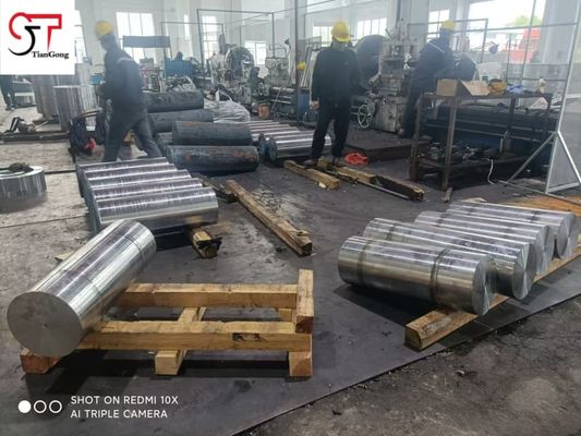 Customized Large Carbon Steel  Forgings 35# 45#  Transmission Shaft