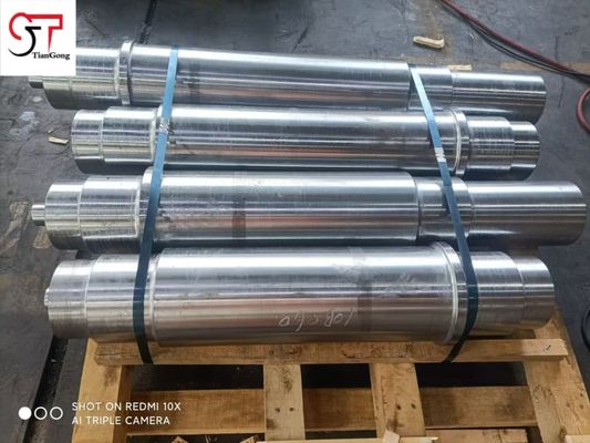 45# 35# Carbon Steel Forgings ISO14001 Forging High Carbon Steel Luffing Mechanism Shaft