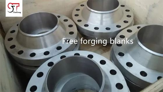 High Strength Forged Steel Flanges 20CrMnMo Wind Power  Carbon Steel Forged Flanges