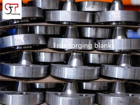 Custom 42CrMo Forged Steel Flanges C45 20CrMnMo Open Die Precision Forgings For Flanges