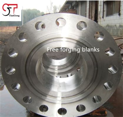 High Strength Forged Steel Flanges 20CrMnMo Wind Power  Carbon Steel Forged Flanges