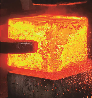 100kg - 7ton Forged Steel Flange 42CrNiMo C45 Close Die Forging OEM Available