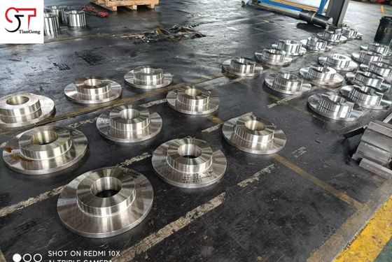 High Strength Forged Steel Flanges 20CrMnMo Wind Power  Carbon Steel Forged Flanges