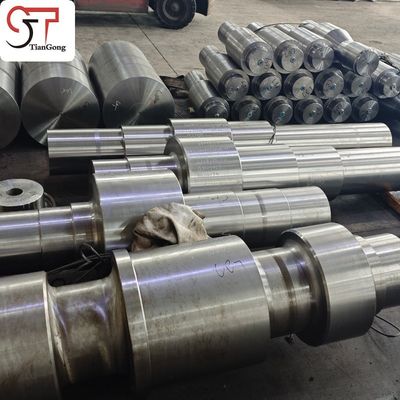 17NiCrMo6-4 Alloy Steel Forgings Low Speed Shaft And High Speed Shaft Spindle