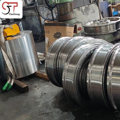 Alloy Steel Metal Forgings 42CrMo Rough Machined Crane Wheel