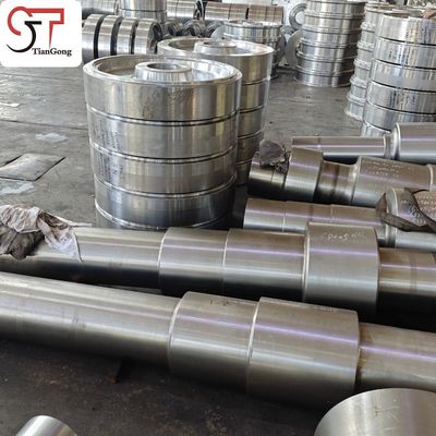 42CrNiMo Free Forging Impact Resistant Planetary Gear Step Shaft For Wind Power Turbines