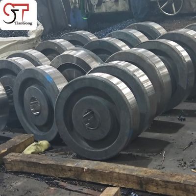 Customized 42CrMo Forged Blank for Ship-to-Shore Crane Wheels, Trolleys