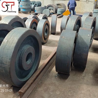 Customized 42CrMo Forged Blank for Ship-to-Shore Crane Wheels, Trolleys