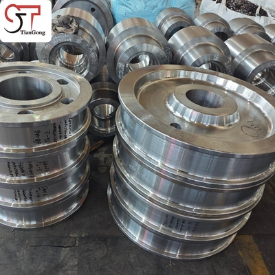 Rough Machined Crane Wheel in 4140 Alloy Steel Material