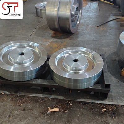 Rough Machined Crane Wheel in 4140 Alloy Steel Material