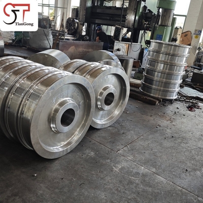 Quenched Alloy Steel Crane Wheels For Container Terminals
