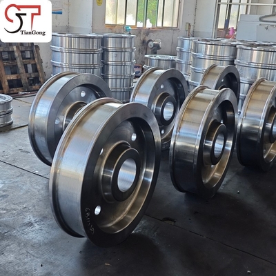  Large 42CrMo Forged Crane and Port Machinery Wheels for Heavy-Duty Applications