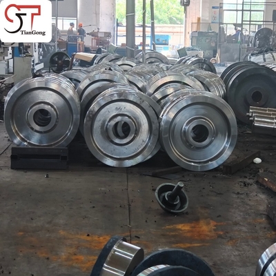 Heavy Steel Forgings Crane Wheels For Mining, Port, Metallurgical Machinery