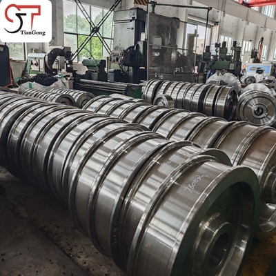 Alloy Steel Forgings For Crane Wheels Large Industrial Parts