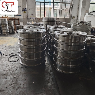 Forged Crane Wheel For Overhead Crane Trolley Running Mechanism Components