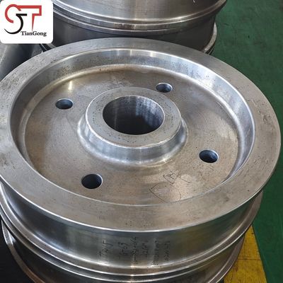 Heavy Duty Crane Wheel For Gantry Crane Bogie Travelling System Components