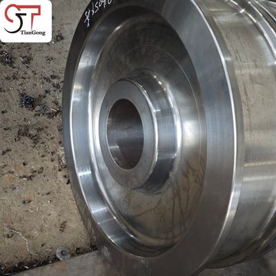 Forged Crane Wheel For Overhead Crane Trolley Running Mechanism Components