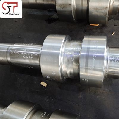 Forged Steel Shaft for Heavy Duty Gearbox Transmission Components in Industrial Machinery