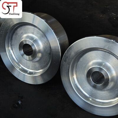 Precision-Machined Crane Trolley Wheels on Gantry Crane Runway Beams